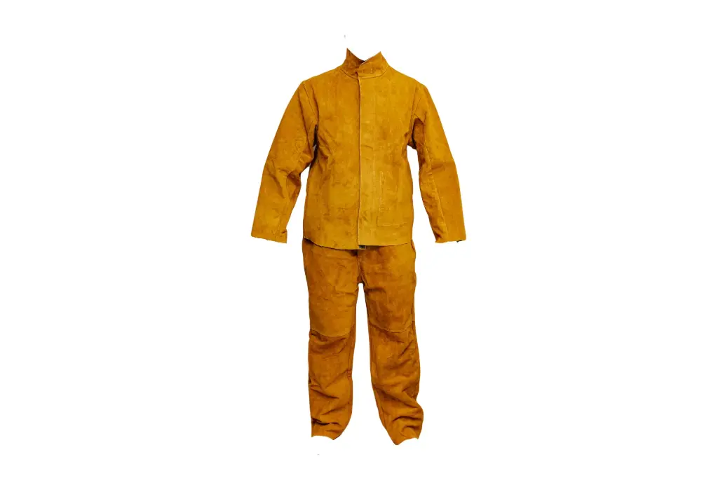 EPI-PTW-TEN-0002 - Veste + pantalon de soudure en cuir ignifuge