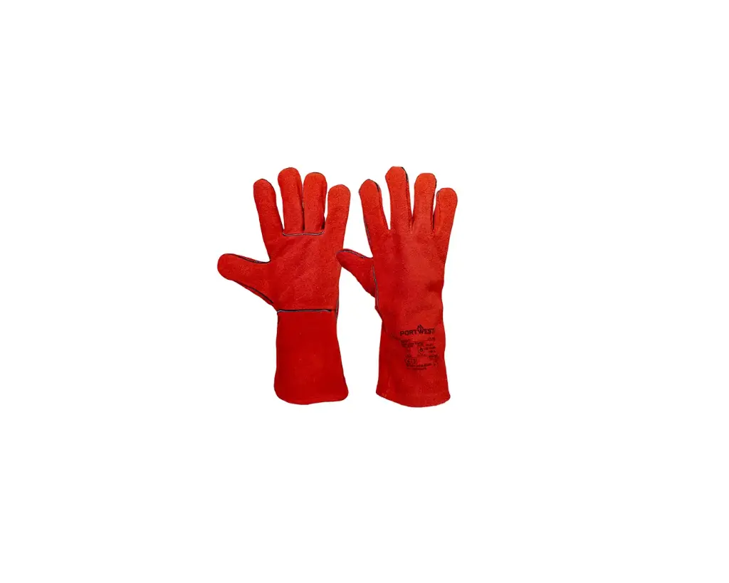 EPI-PTW-GN-0009 - Gants de soudeur 210 en cuir croûte rouge