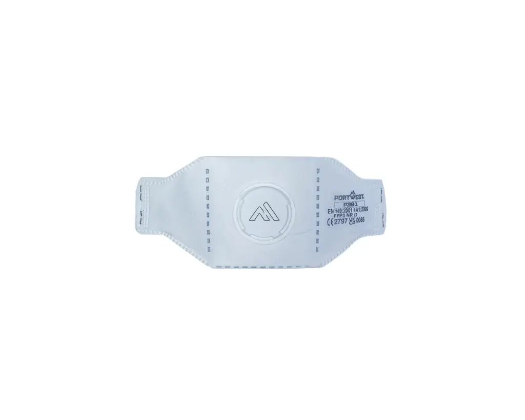 [EPI-PTW-MSK-0001] EPI-PTW-MSK-0001 - Portwest EAGLE FFP3 Valved Dolomite Fold Flat Respirator (Pk10)