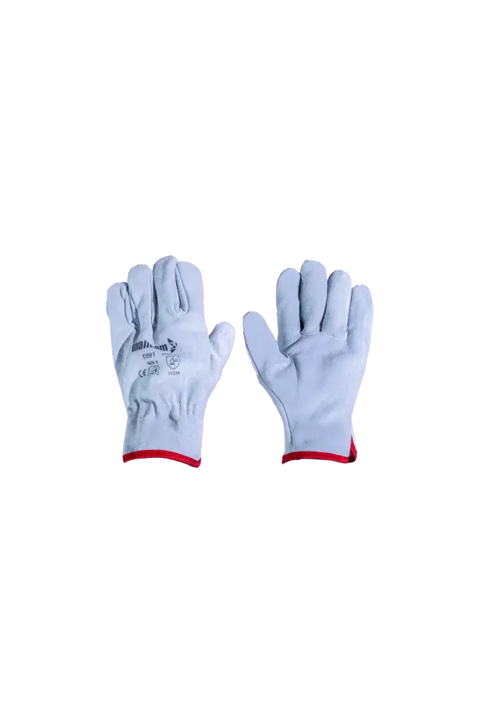 EPI-MLC-GN-0014 - Gants de manutention en cuir croûte naturel