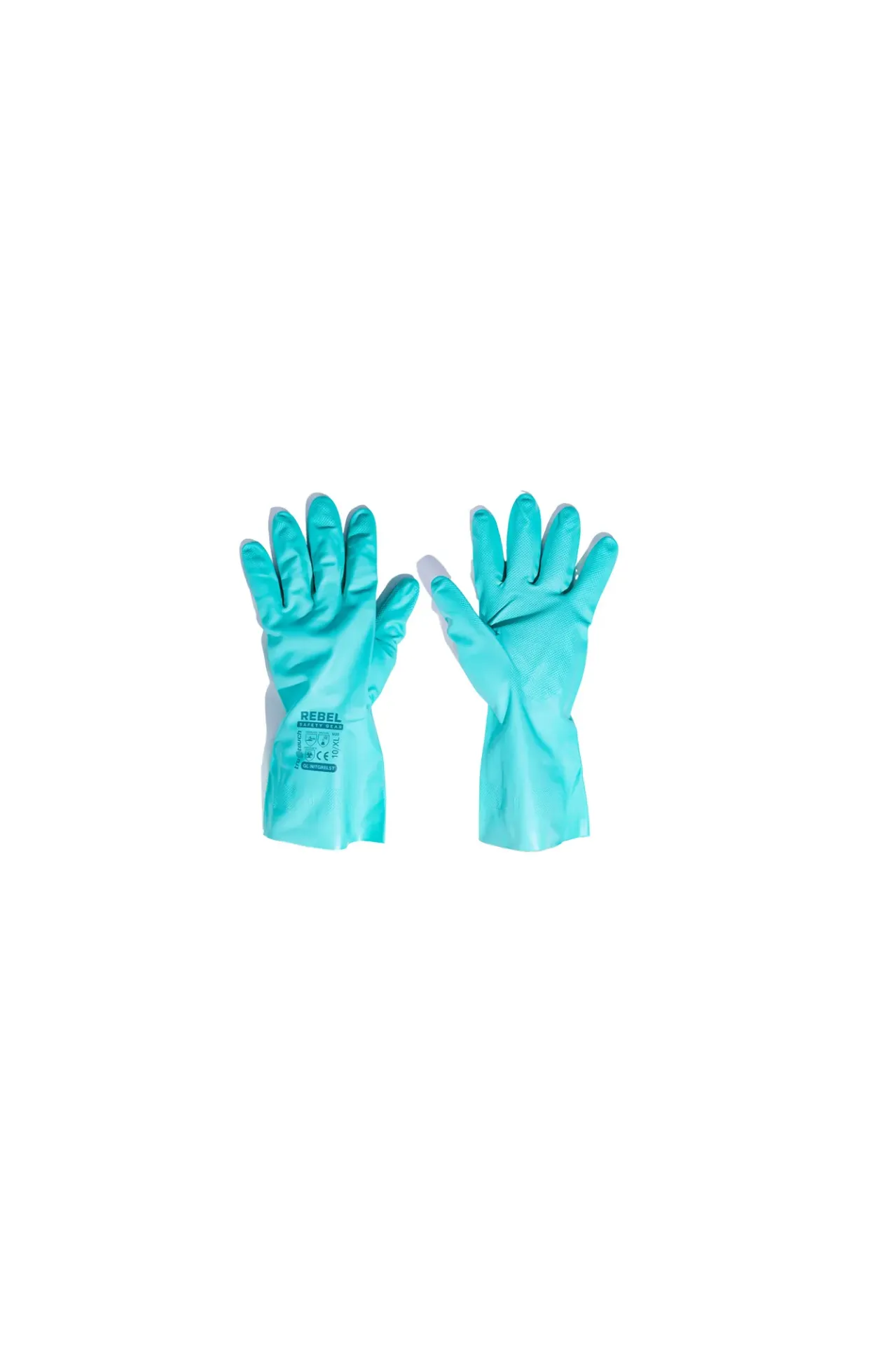 [EPI-RSG-GN-0022] EPI-RSG-GN-0022 - REBEL Tru Touch Green Nitrile  Chemical Standard Gloves (7)